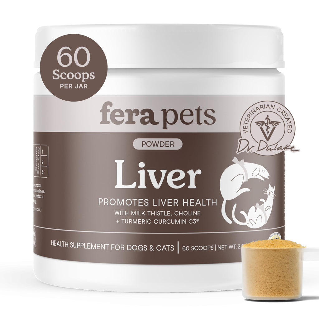 Cat & Dog Liver Supplement Powder with Milk Thistle J140