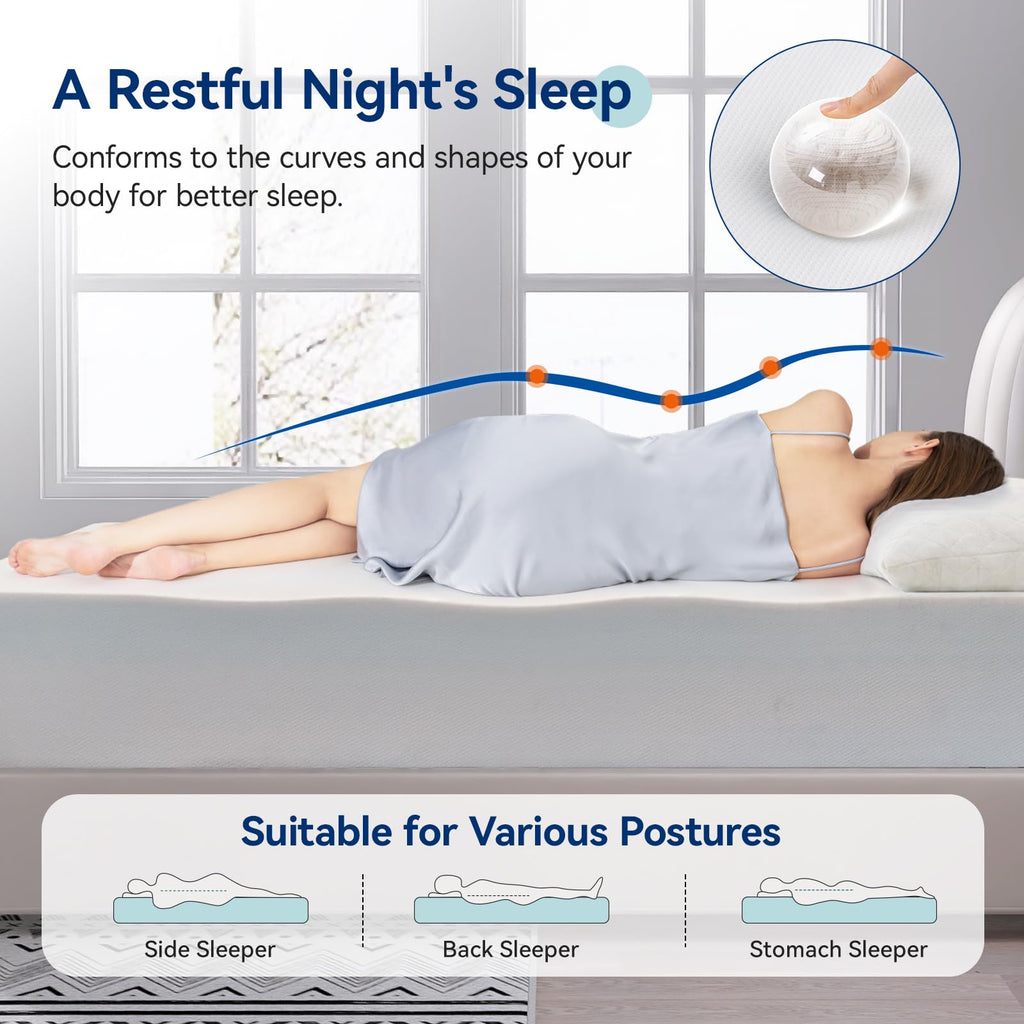 Memory Foam Mattress Medium Firm 12 Inch Full M530160