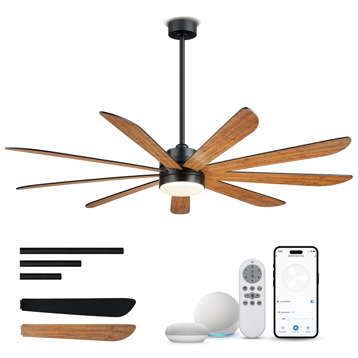 72 Inch Ceiling Fan with Light M3230