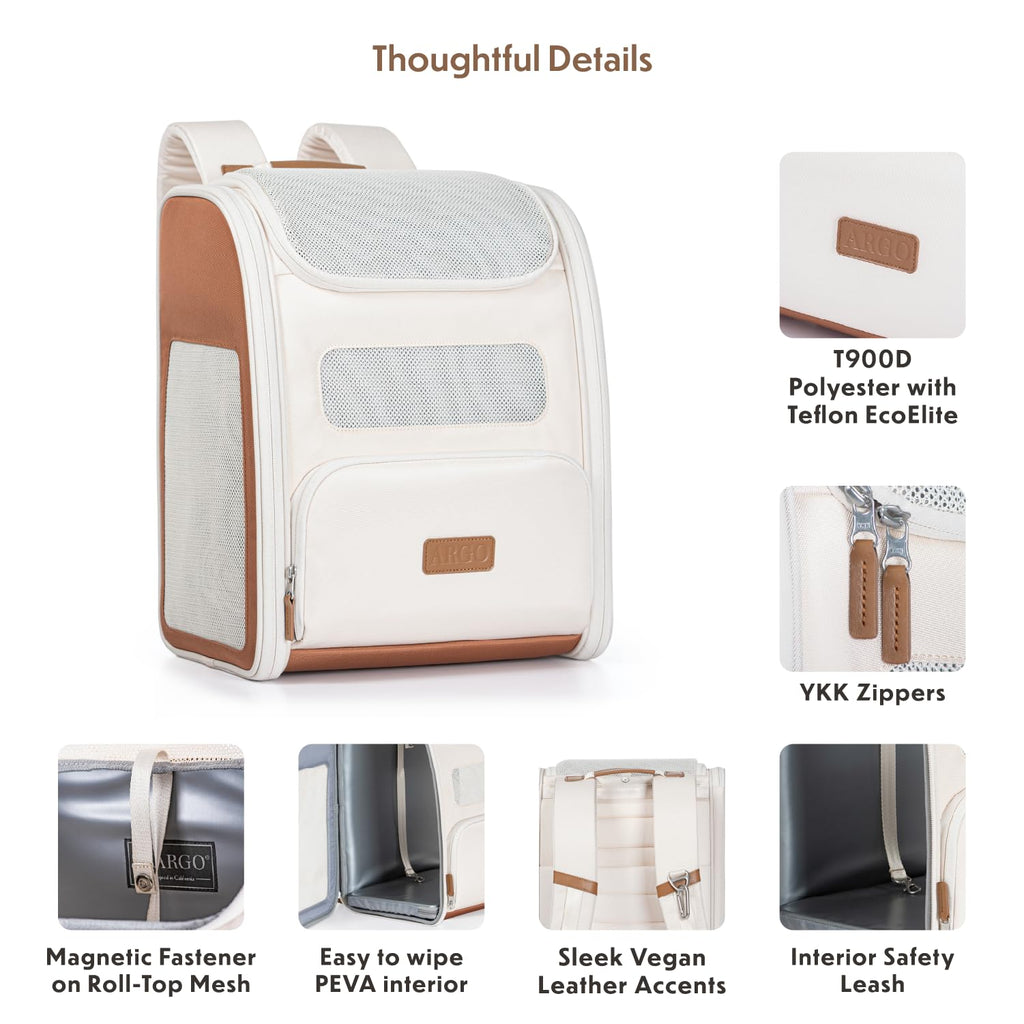 Tan Pet Backpack Carrier P342
