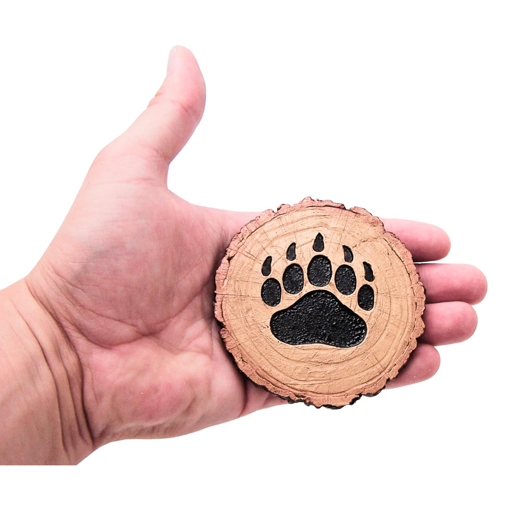 Set of 4 Rustic Bear Canoe Coasters G1536