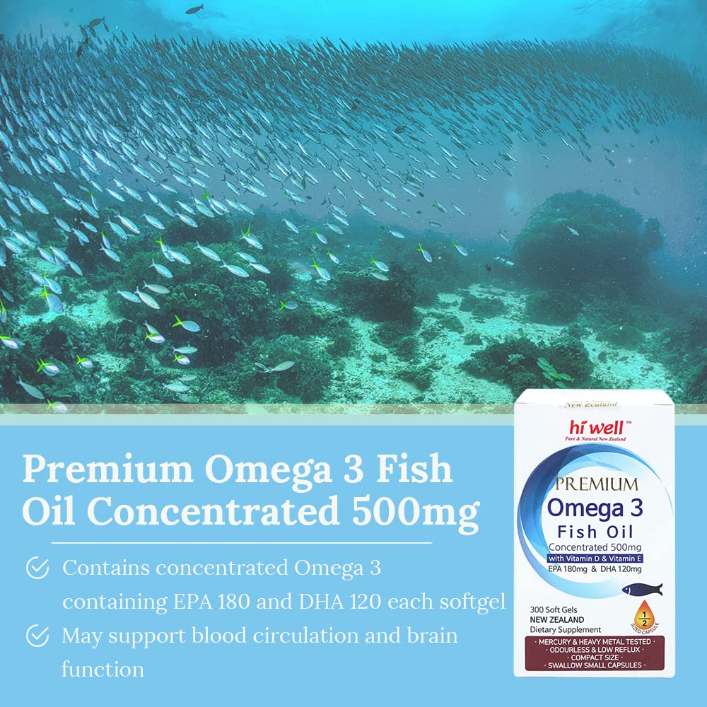 Omega 3 Fish Oil 500mg Softgels P961874