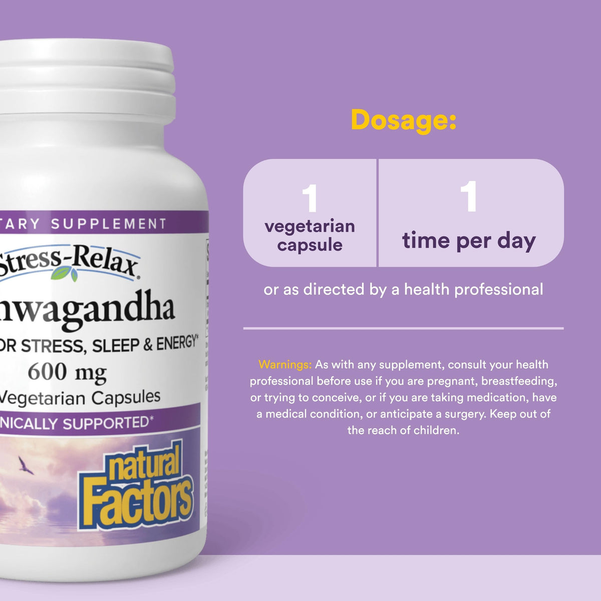 Ashwagandha 600 mg 30 Veg Caps D37761
