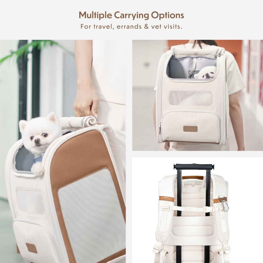 Tan Pet Backpack Carrier P342