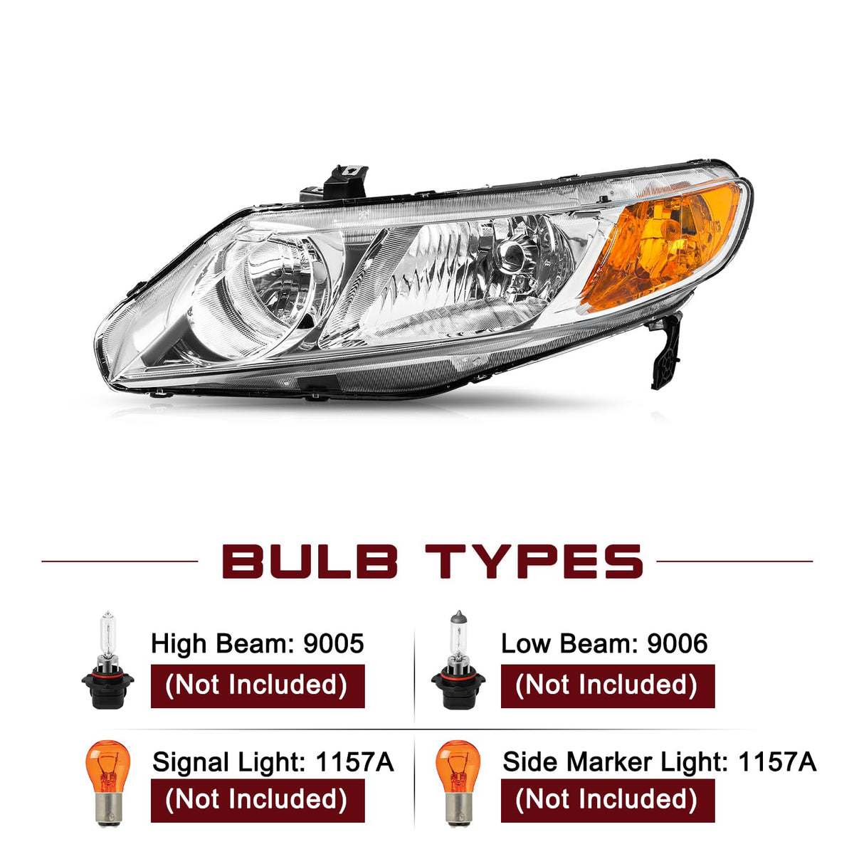 Halogen Headlight Assembly P5896
