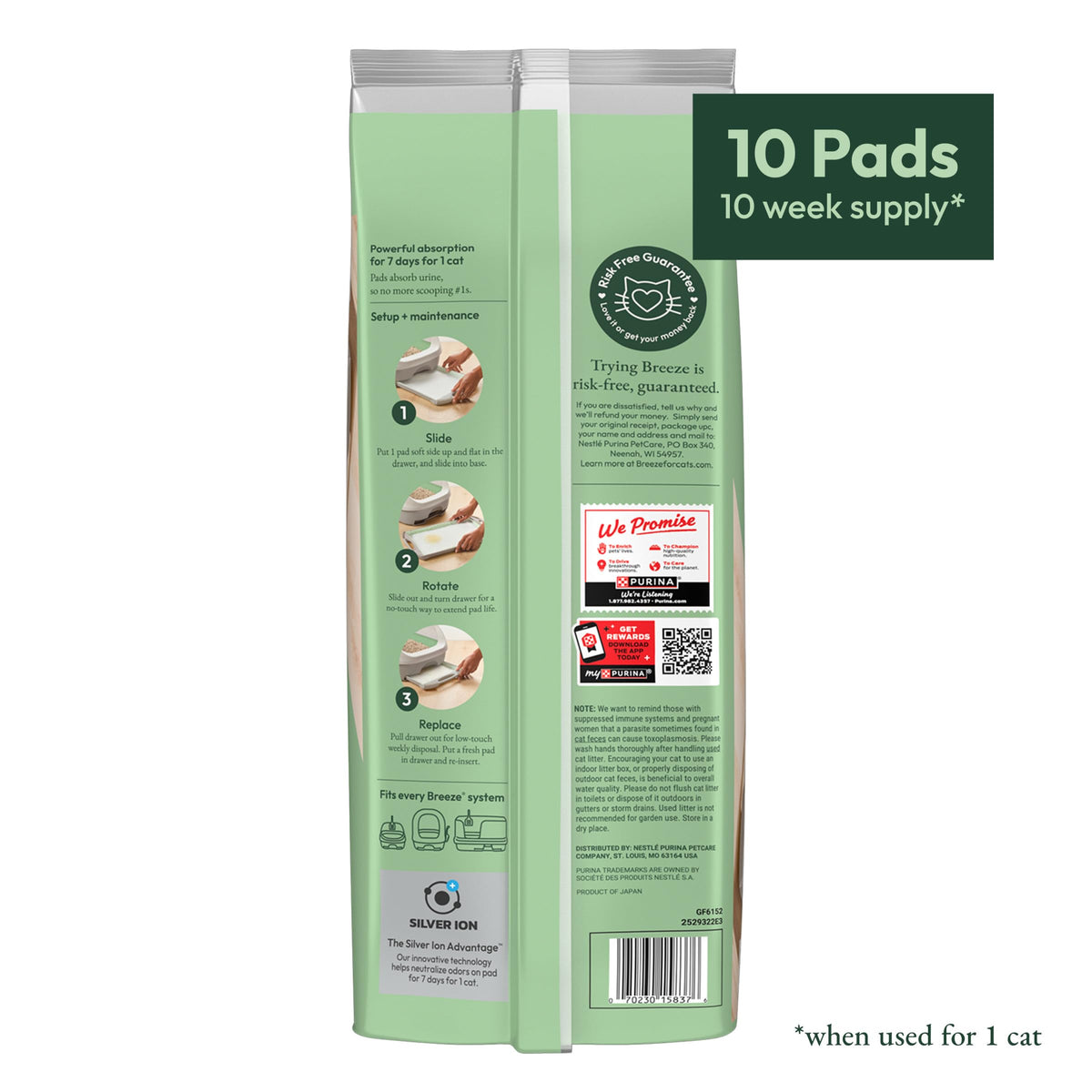 Cat Litter Pad Refills 10 ct O8242