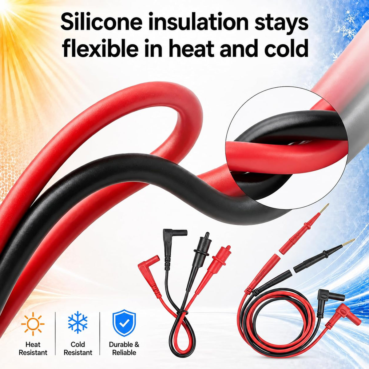 HVAC Silicone Test Lead Kit D651