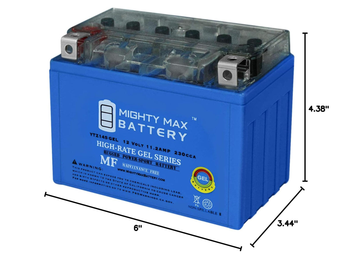 YTZ14S GEL Replacement Battery K87583