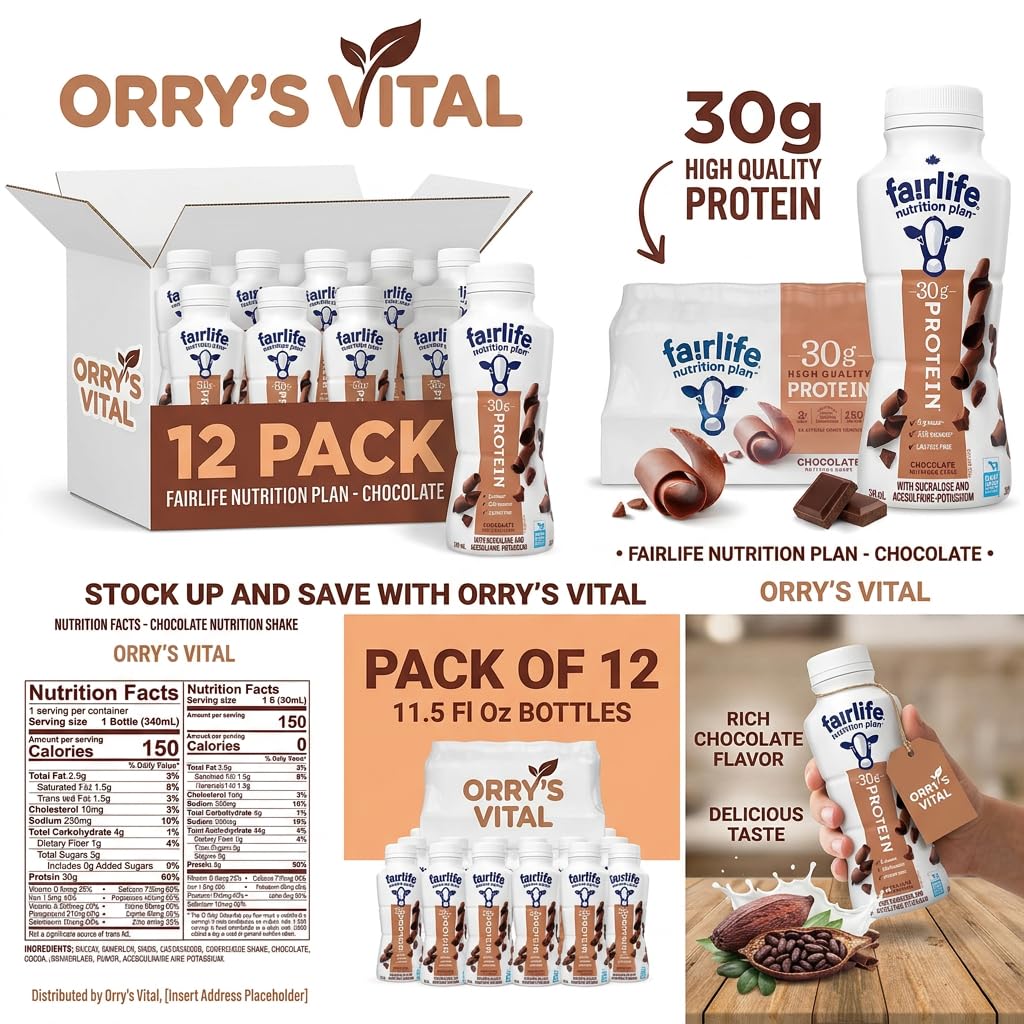 High Protein Chocolate Shake 12 Pack W8583