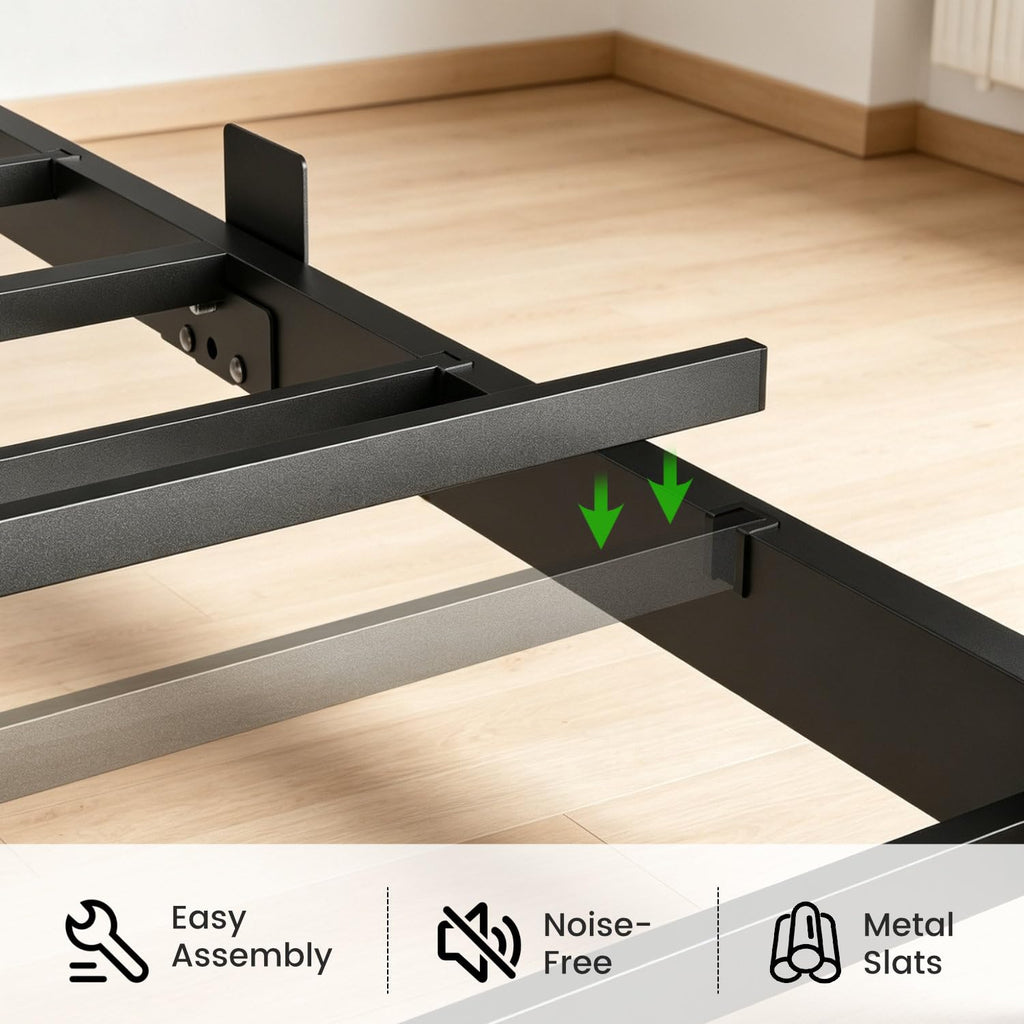 Full Floating Bed Frame with LED Lights Z828089