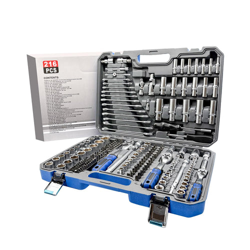216 Pc Ratchet Socket Wrench Set Y933