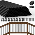 105 Pack 26" Black Aluminum Deck Balusters M658