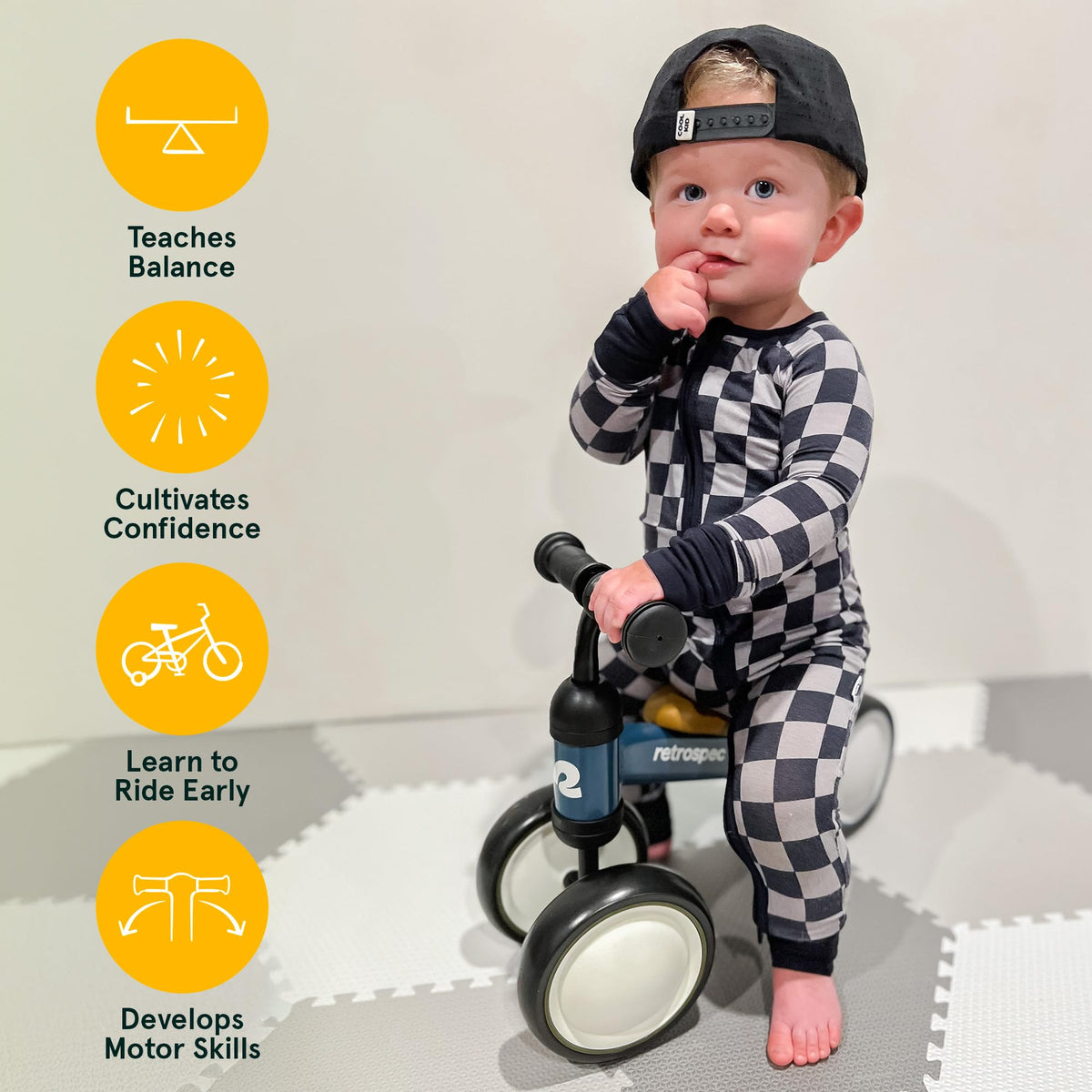 4-Wheel Baby Balance Bike K410