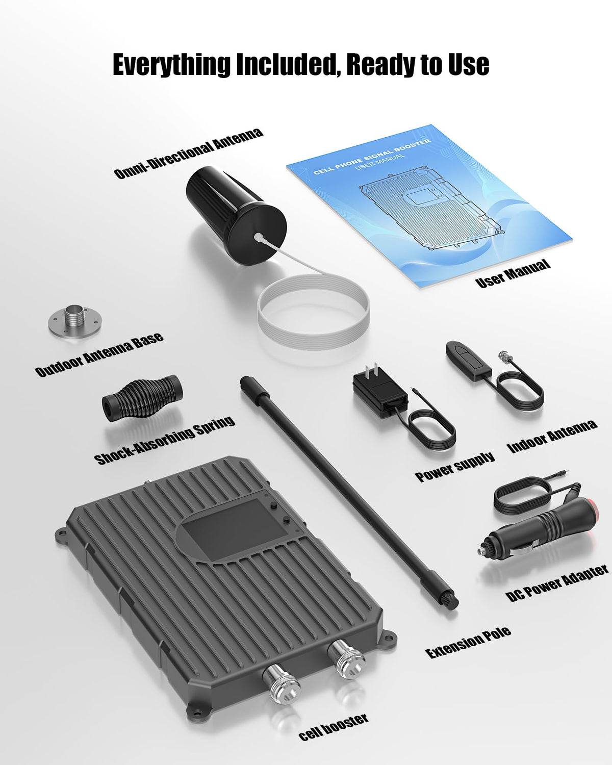 Cell Phone Signal Booster for Truck RV Vehicle X101021