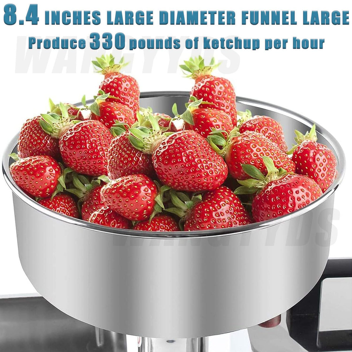 450W Electric Tomato Strainer Stainless Steel Y777