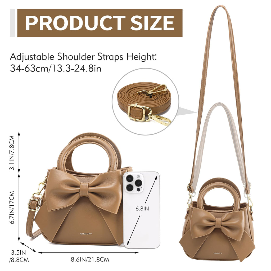 Vegan Leather Crossbody Bag with Top Carry Handle Y17611