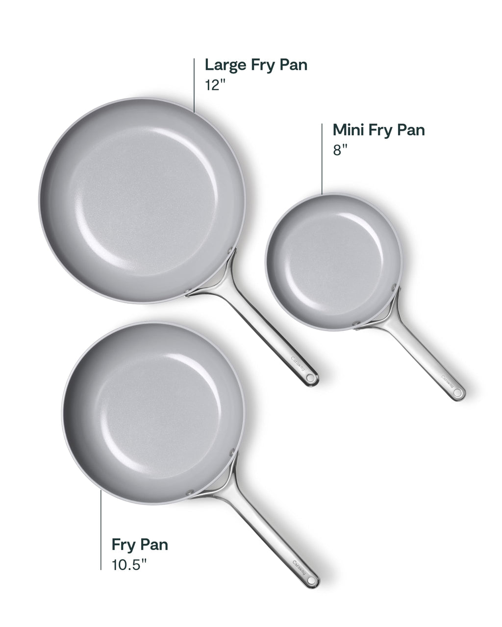 Fry Pan Set with Glass Lids D9320