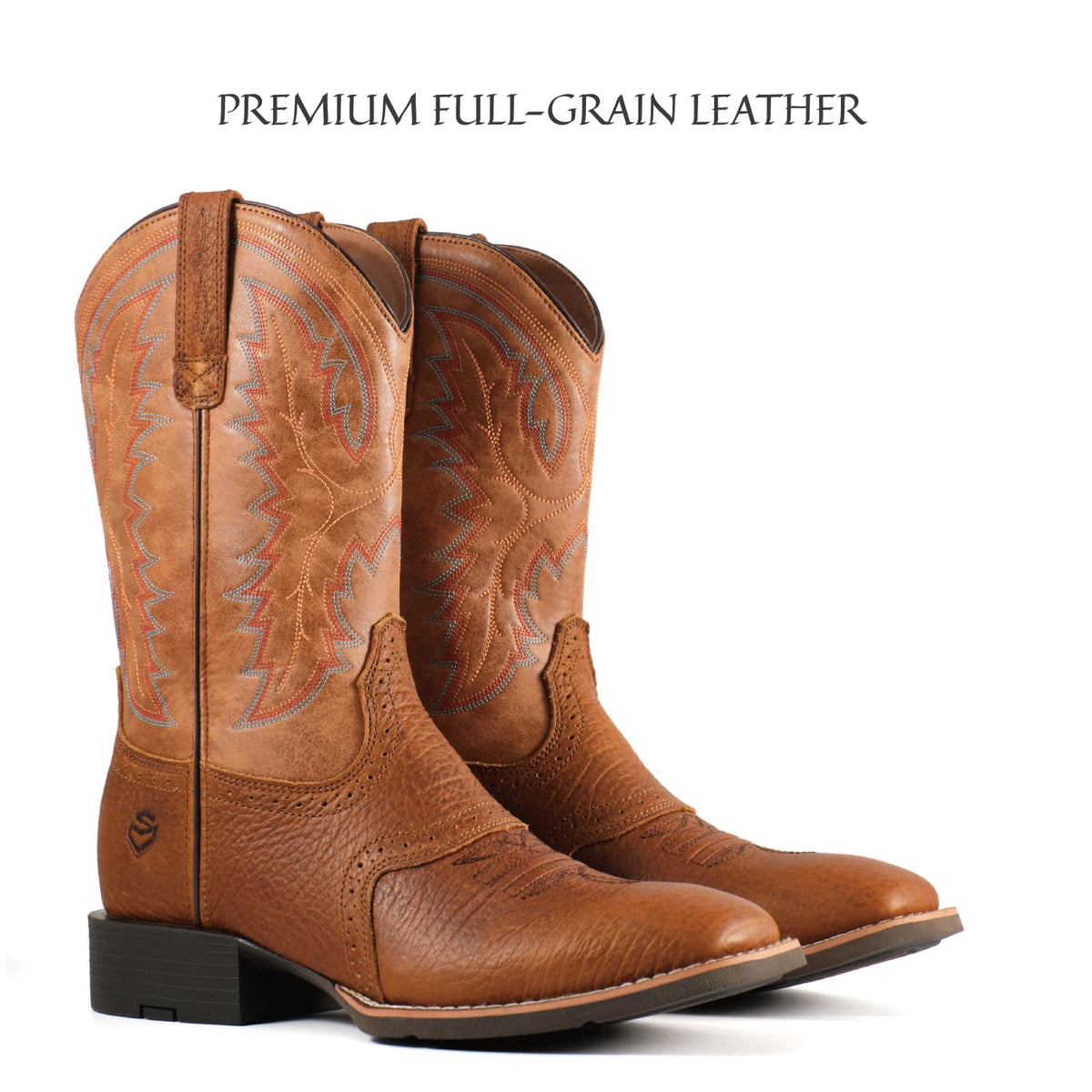 Men's Square Toe Pull On Western Boots E46207