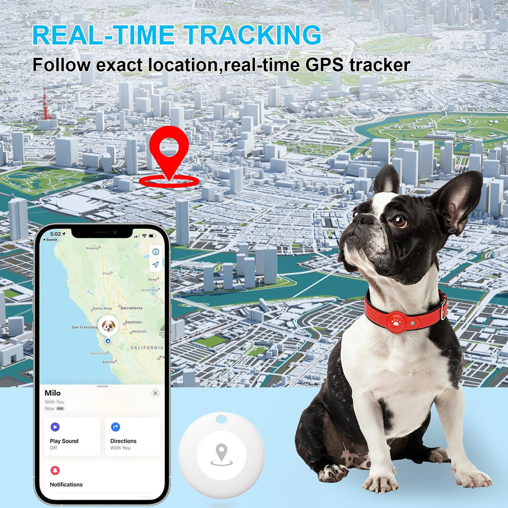 GPS Tracker for Dogs, Pet Location Tracker with Collar F4684