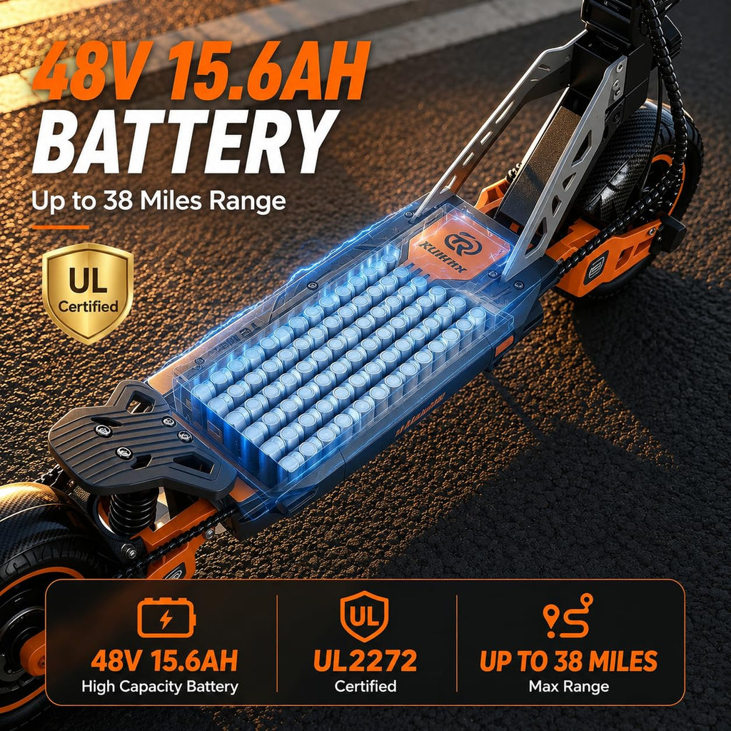 Electric Scooter 1000W Motor 31 MPH 38 Miles Range G63117