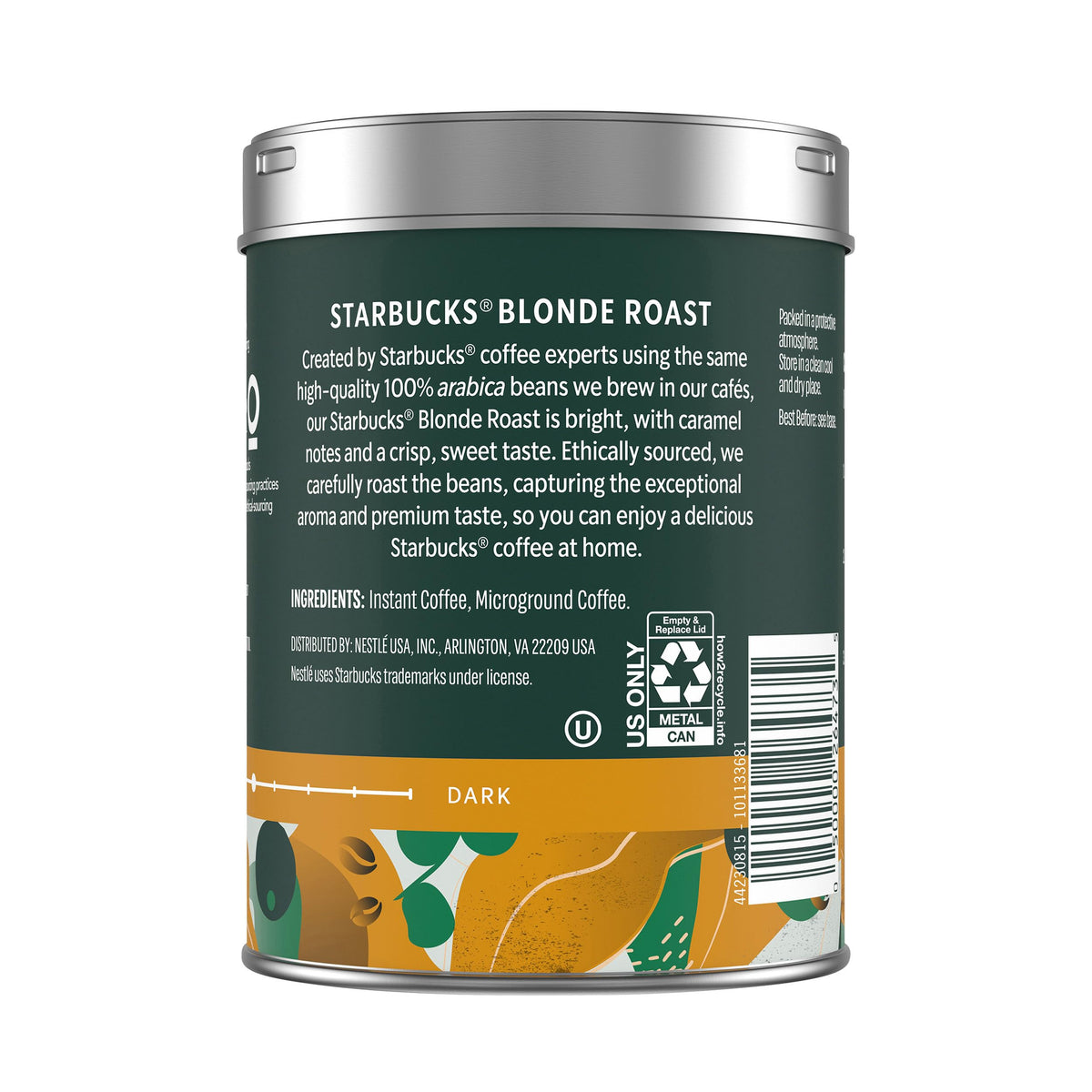 Blonde Roast Instant Coffee 3.17 oz Tin N8073