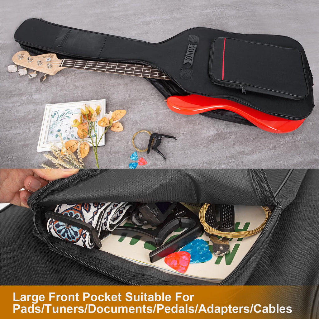 7mm Padding Waterproof Electric Bass Guitar Bag U465543
