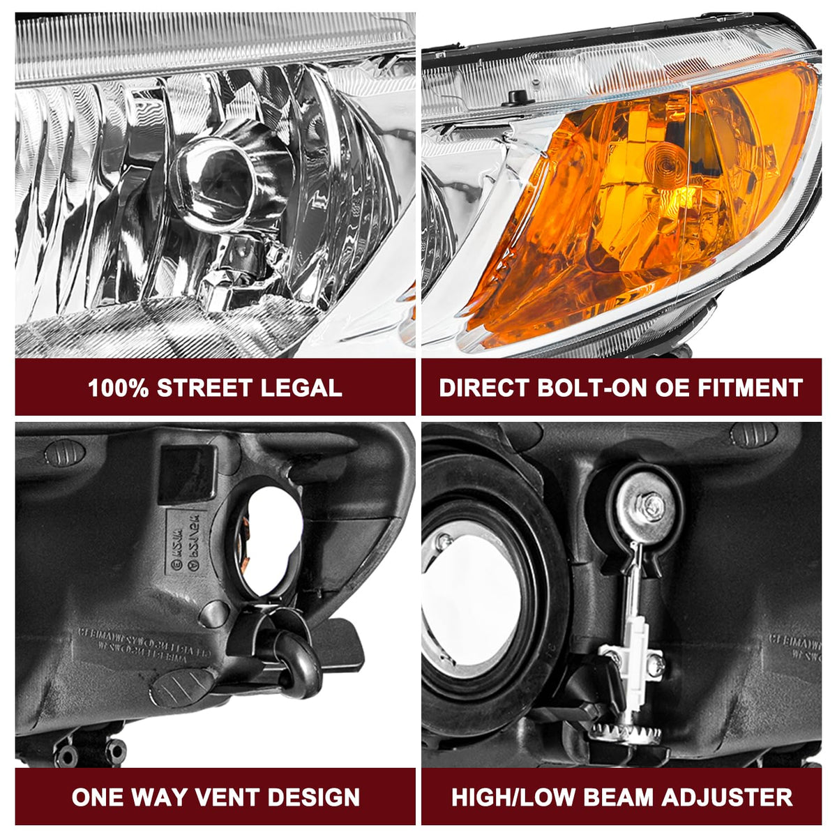 Halogen Headlight Assembly P5896