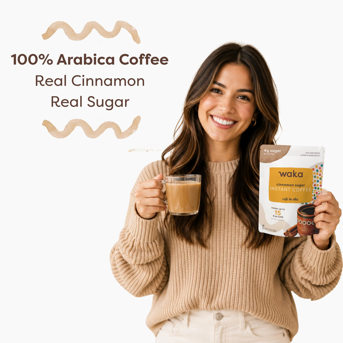 Instant Coffee, Slightly Sweetened, Cinnamon A61968