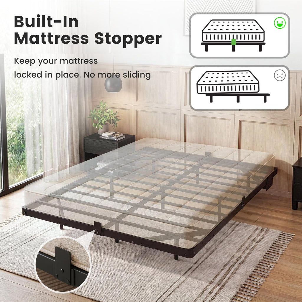 Full Floating Bed Frame with LED Lights Z828089