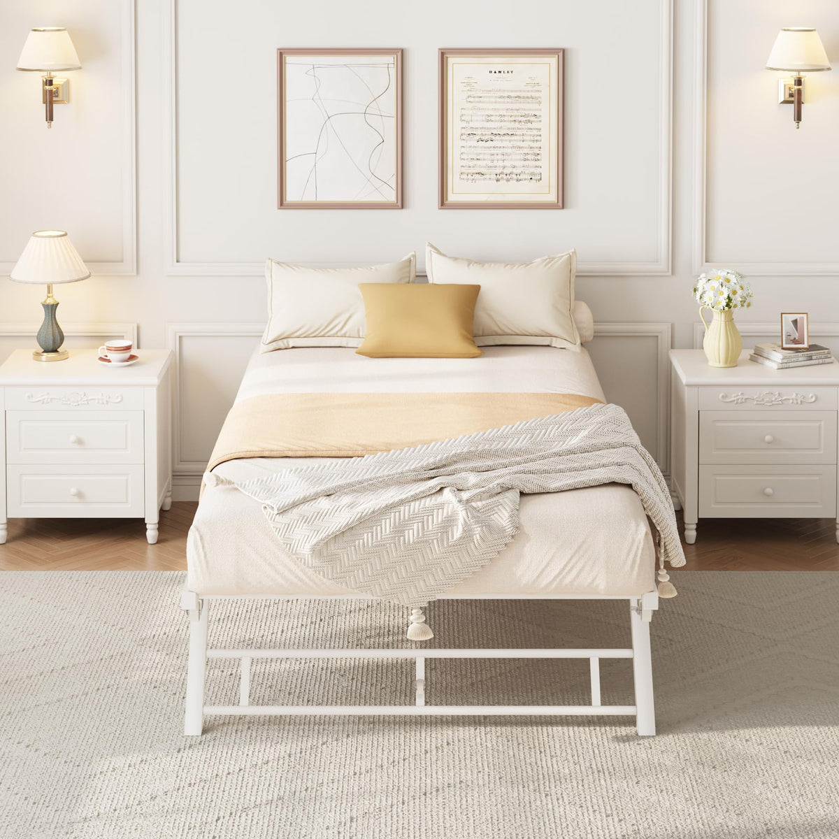 Twin Pop Up Trundle Bed U392