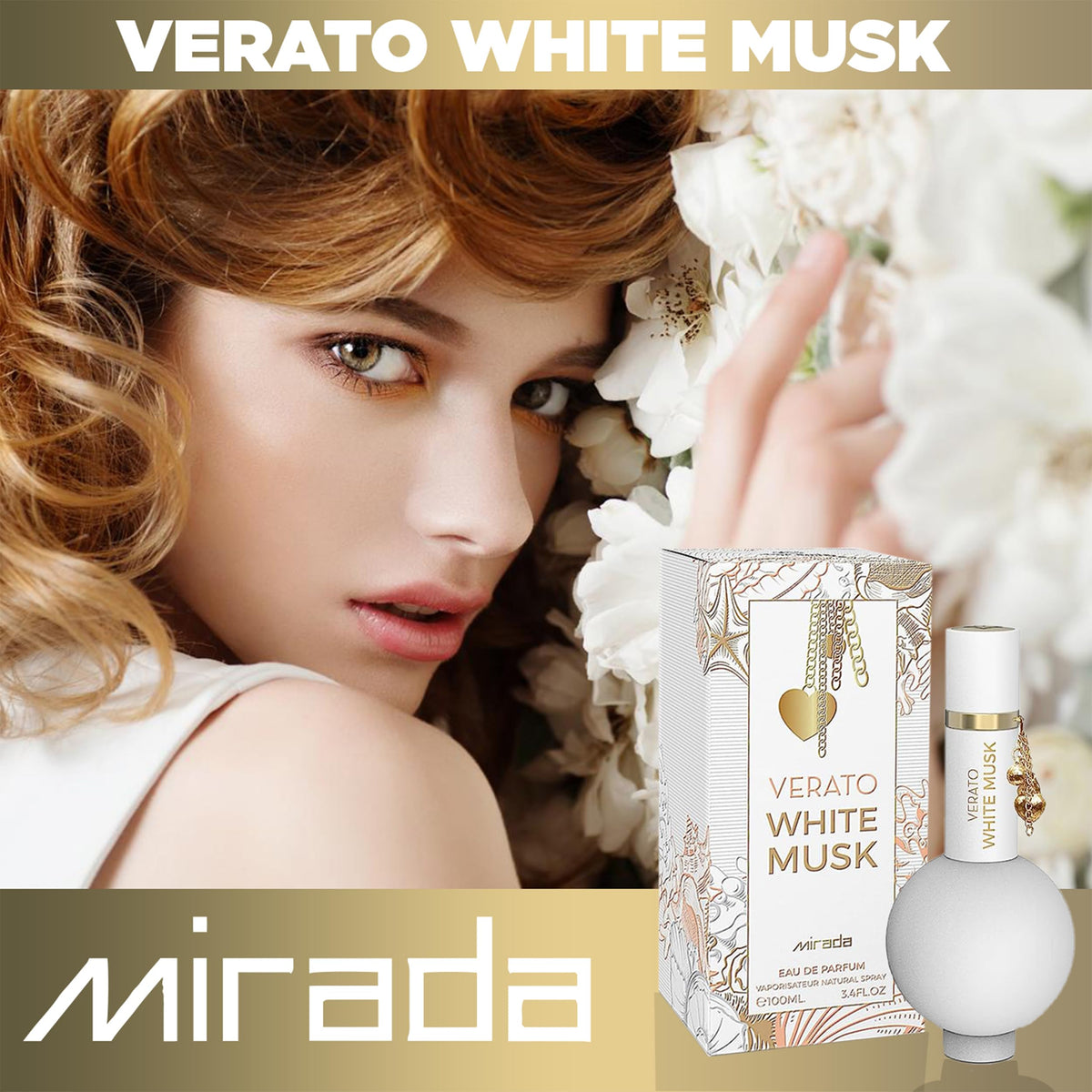 White Musk Eau de Parfum Spray 3.4 FL. Oz D567447