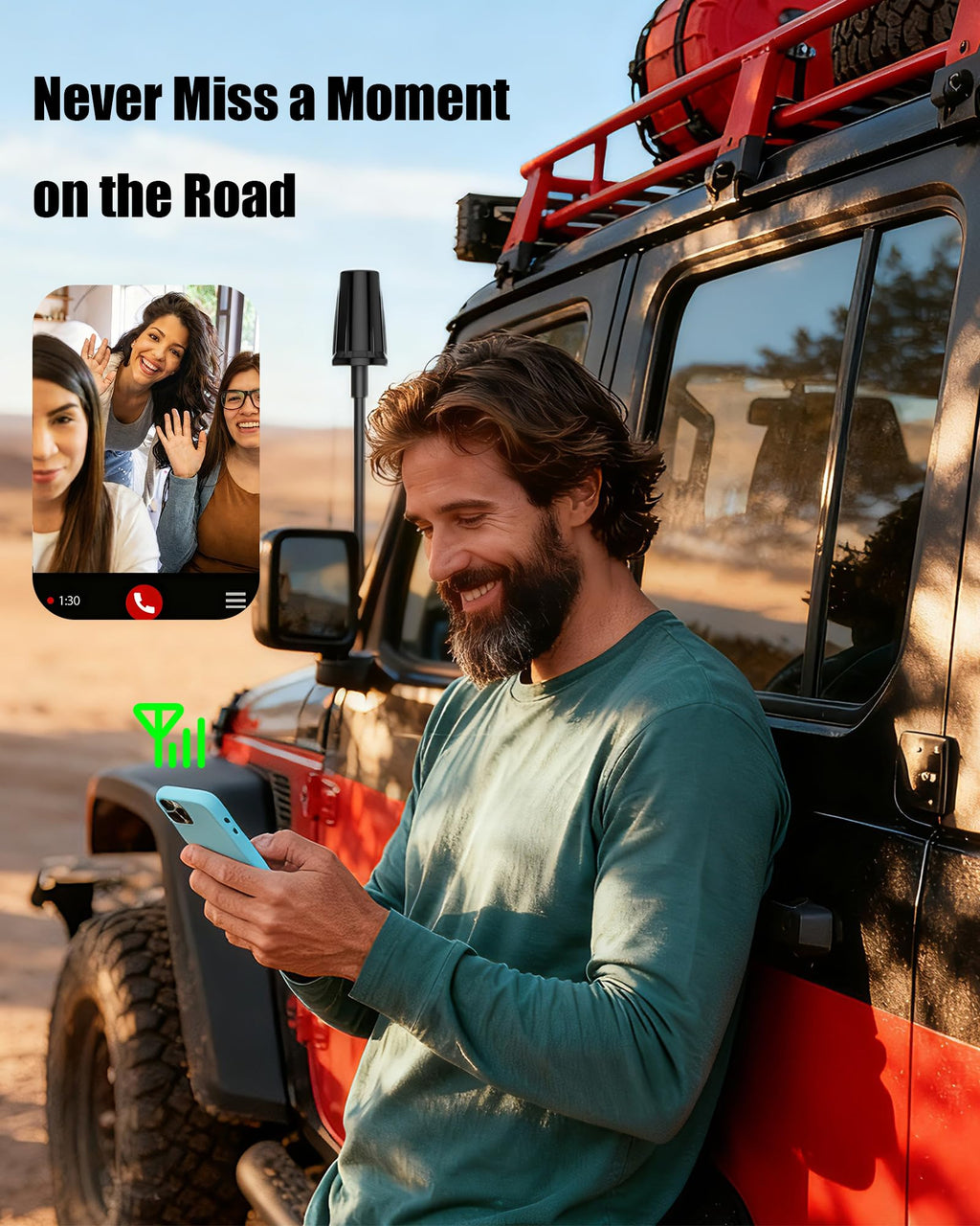 Cell Phone Signal Booster for Truck RV Vehicle X101021