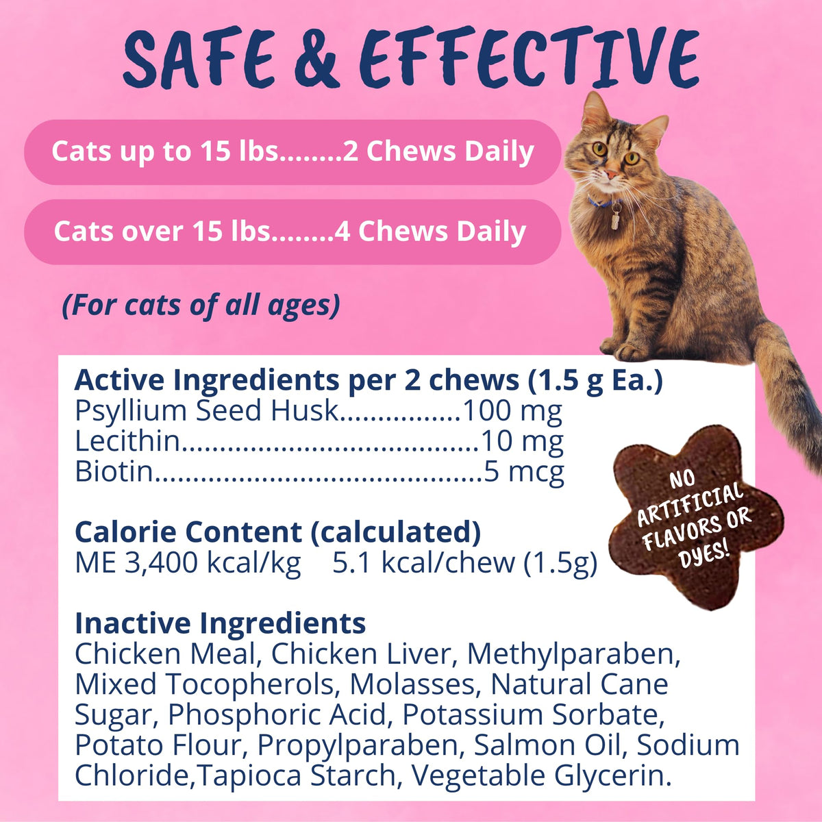 Star Shaped Soft Chews for Cats G221