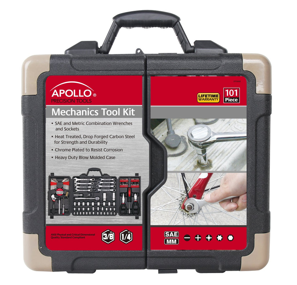 101 Piece SAE and Metric Mechanic Tool Set S44316