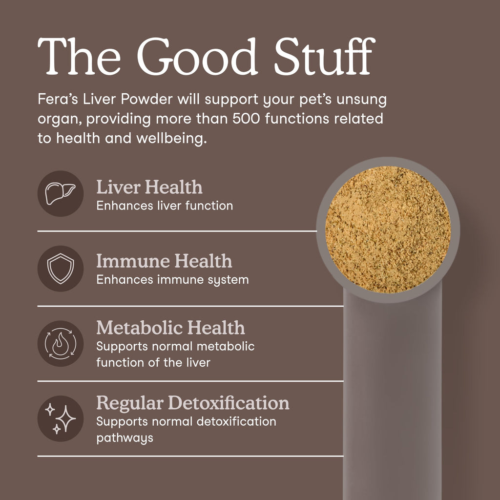 Cat & Dog Liver Supplement Powder with Milk Thistle J140