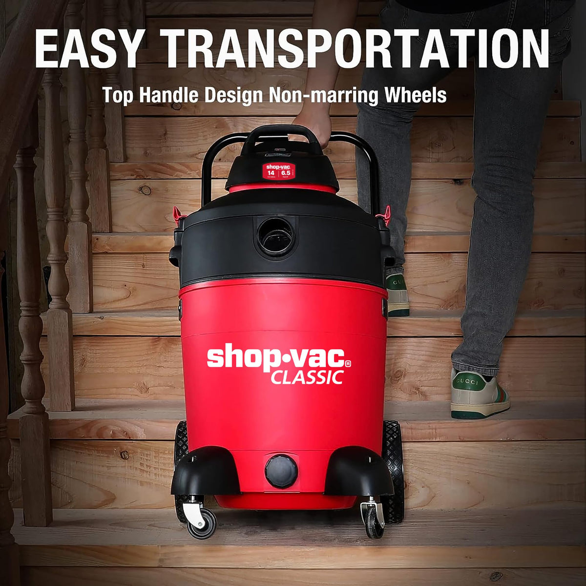 14 Gallon 6.5-Peak HP Wet/Dry Vacuum P19436