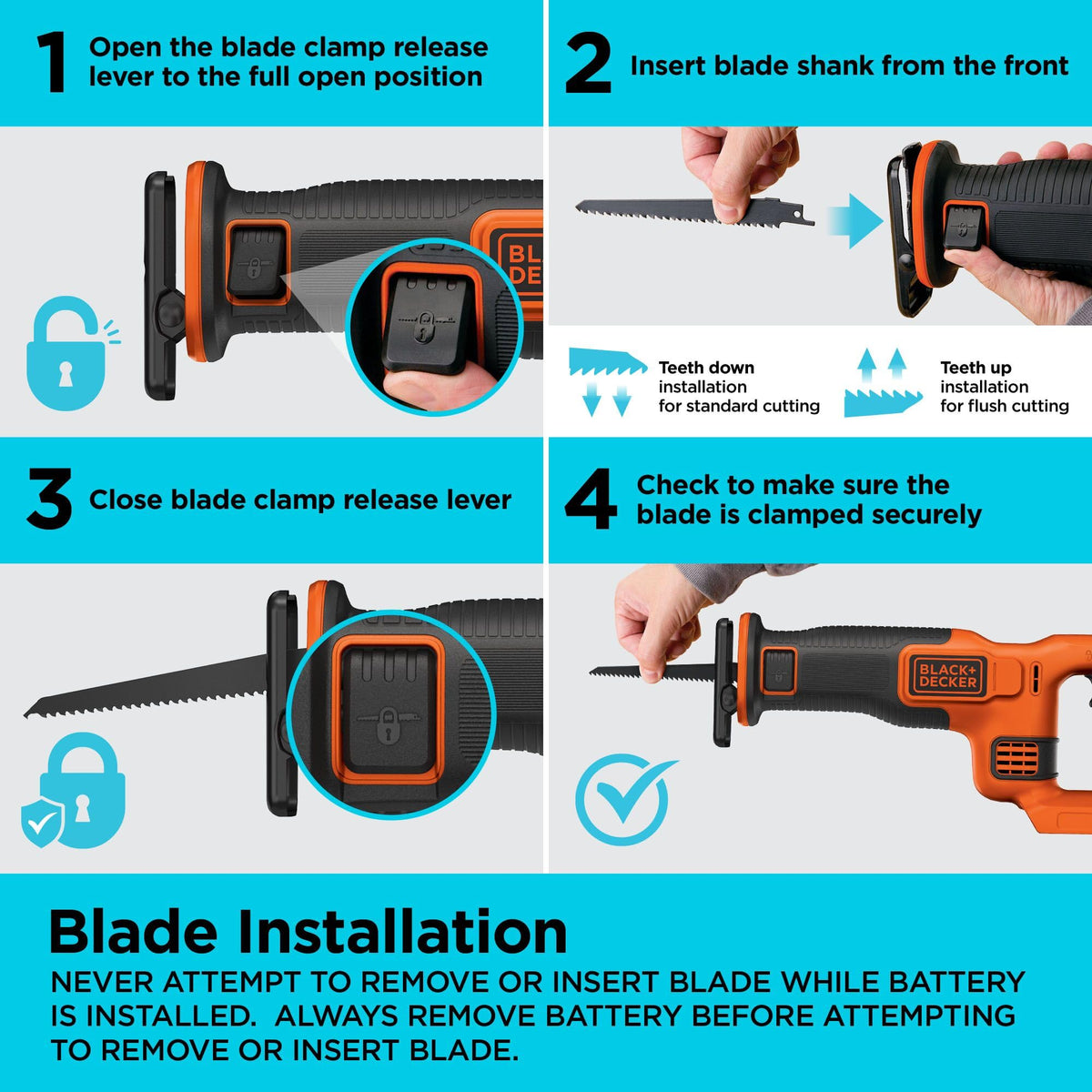 Cordless Reciprocating Saw Kit Q15995