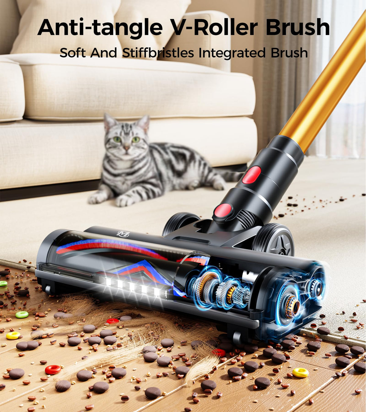 600W 50KPA 65Mins Cordless Stick Vacuum Cleaner N856417