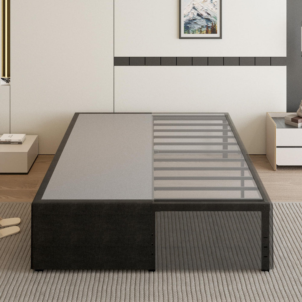 18 Inch Queen Size Metal Bed Frame C75558