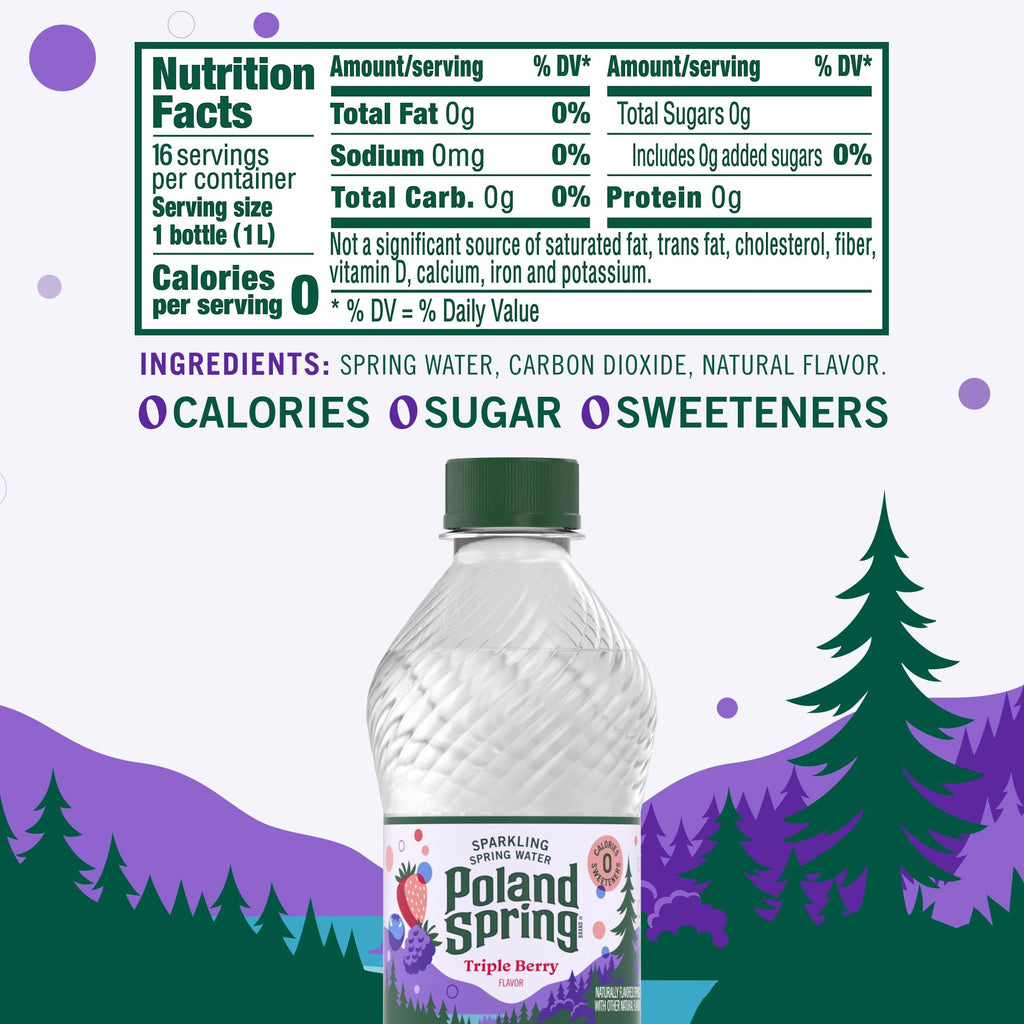 Sparkling Bottled Water 33.8 Fl Oz W2533
