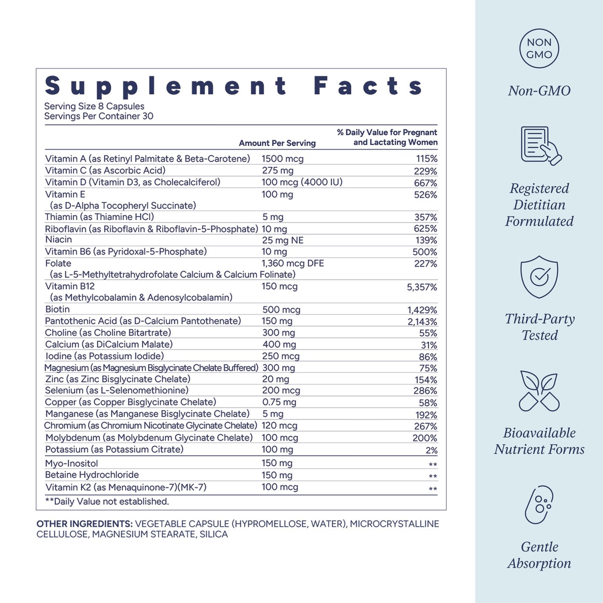Prenatal Essentials 30 Servings B265654