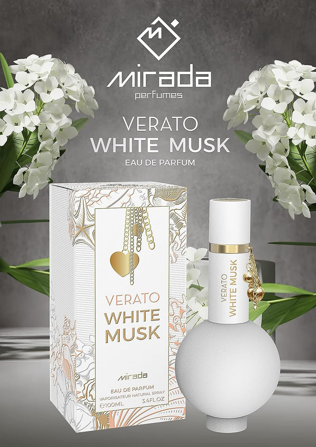 White Musk Eau de Parfum Spray 3.4 FL. Oz D567447