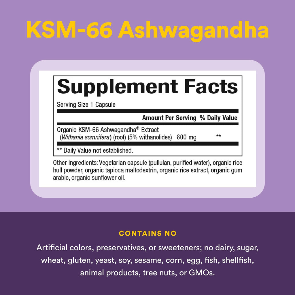 Ashwagandha 600 mg 30 Veg Caps D37761