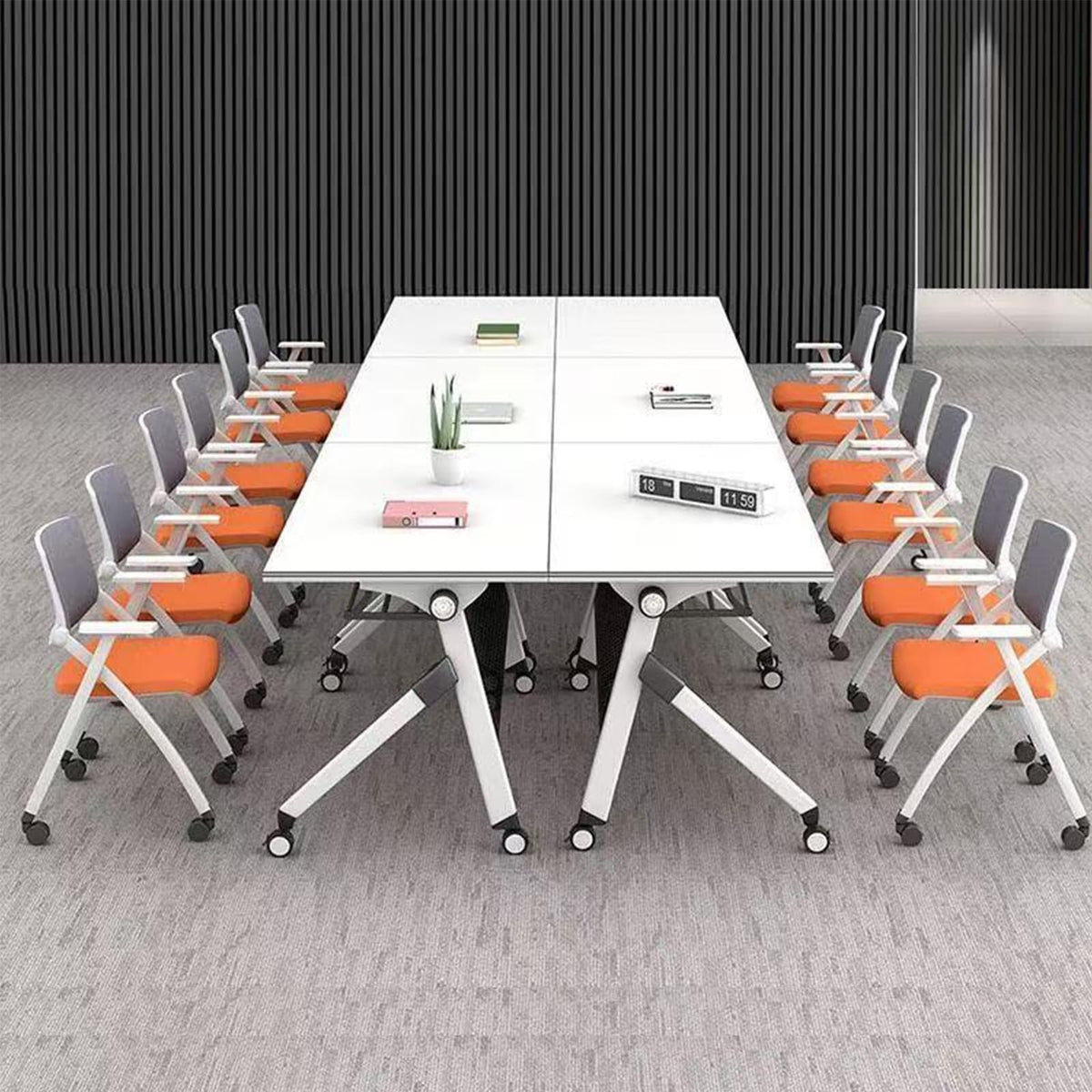 Folding Conference Table with Casters N55818