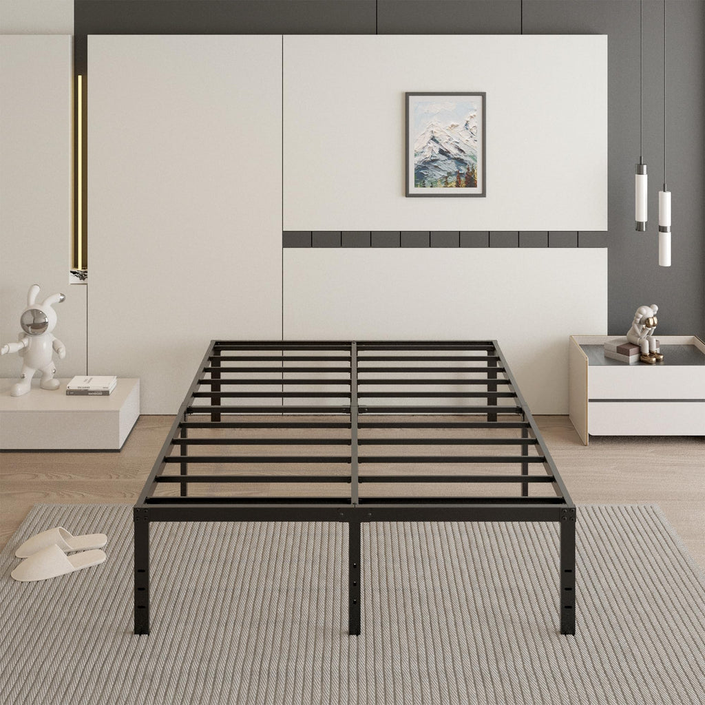 18 Inch Queen Size Metal Bed Frame C75558