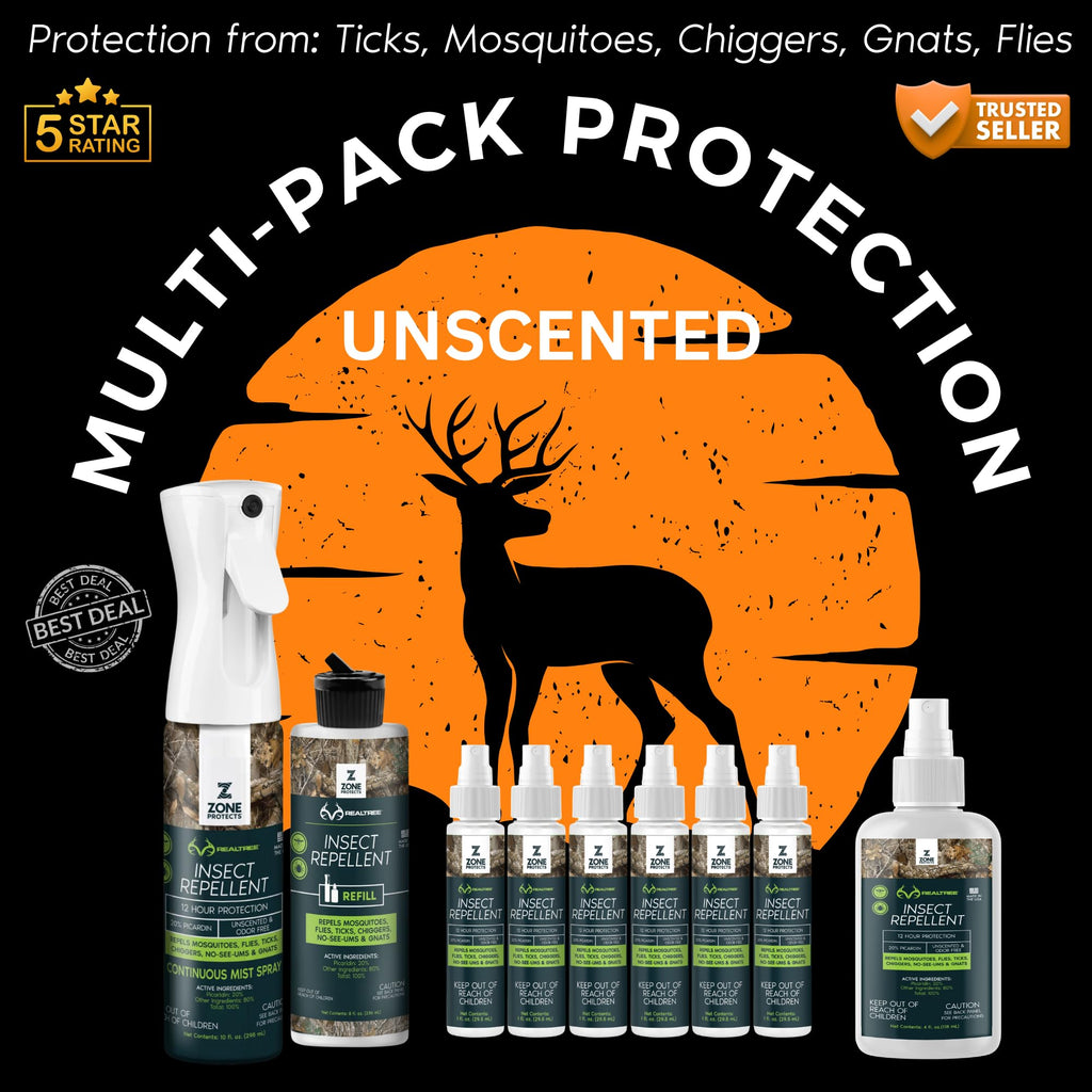 Picaridin Insect Repellent 10oz + 8oz + 6 x 1oz + 4oz N385