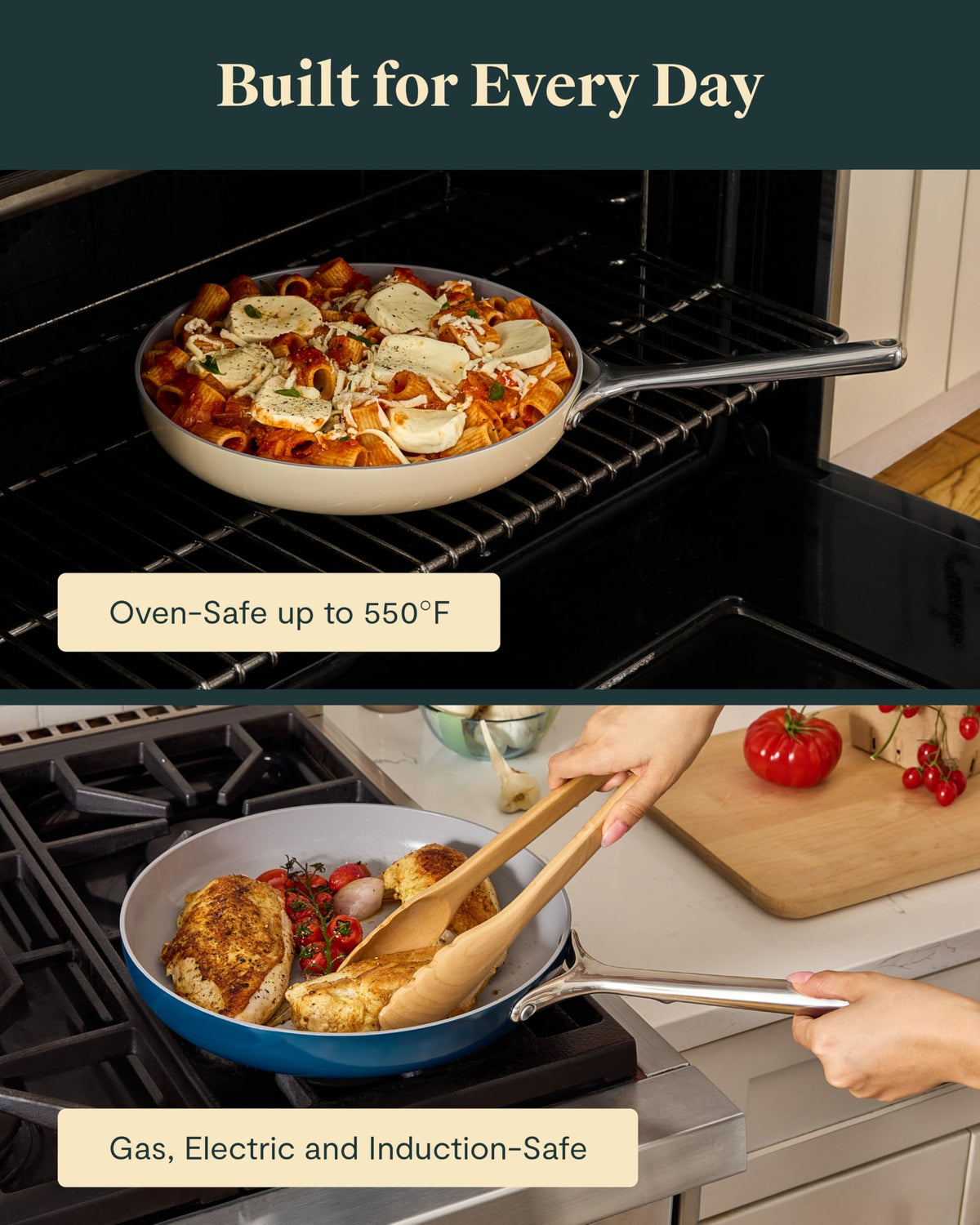 Fry Pan Set with Glass Lids D9320