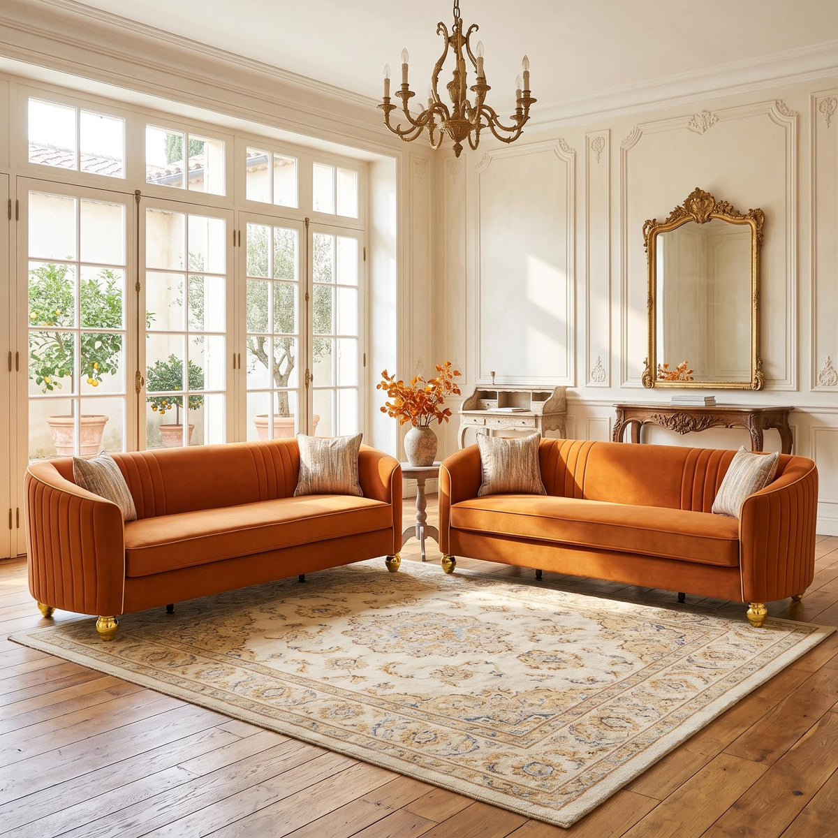 2-Piece Velvet Sofa Set L581814
