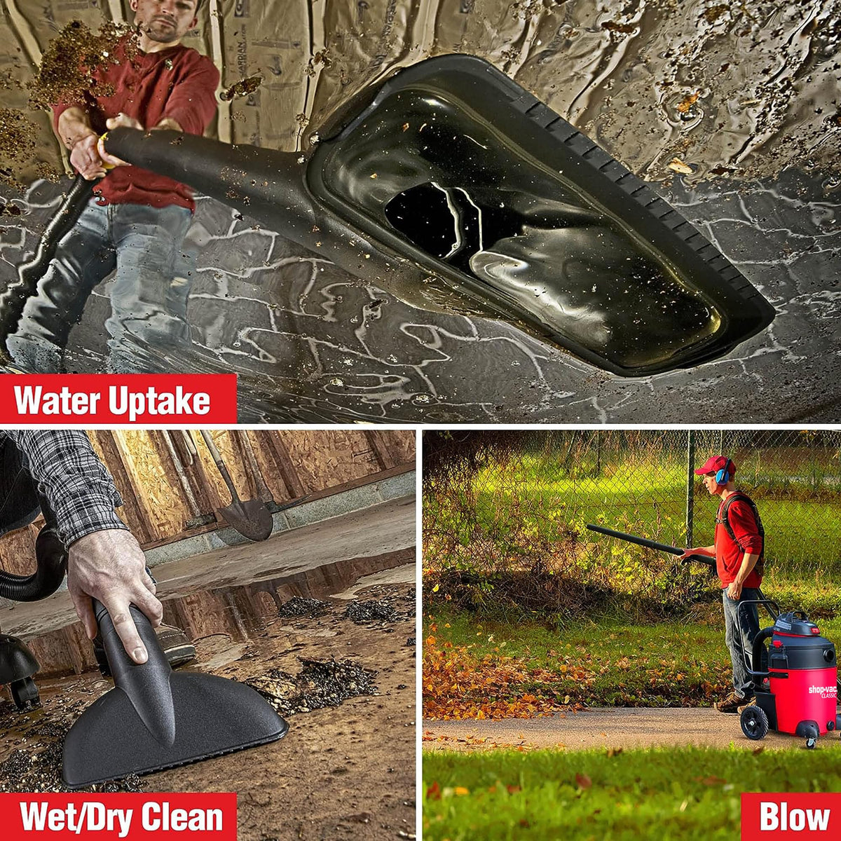 14 Gallon 6.5-Peak HP Wet/Dry Vacuum P19436