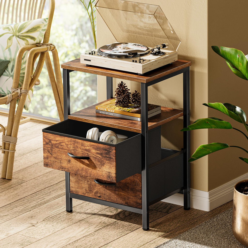 Night Stand Set of 2 with 2 Drawers U150389